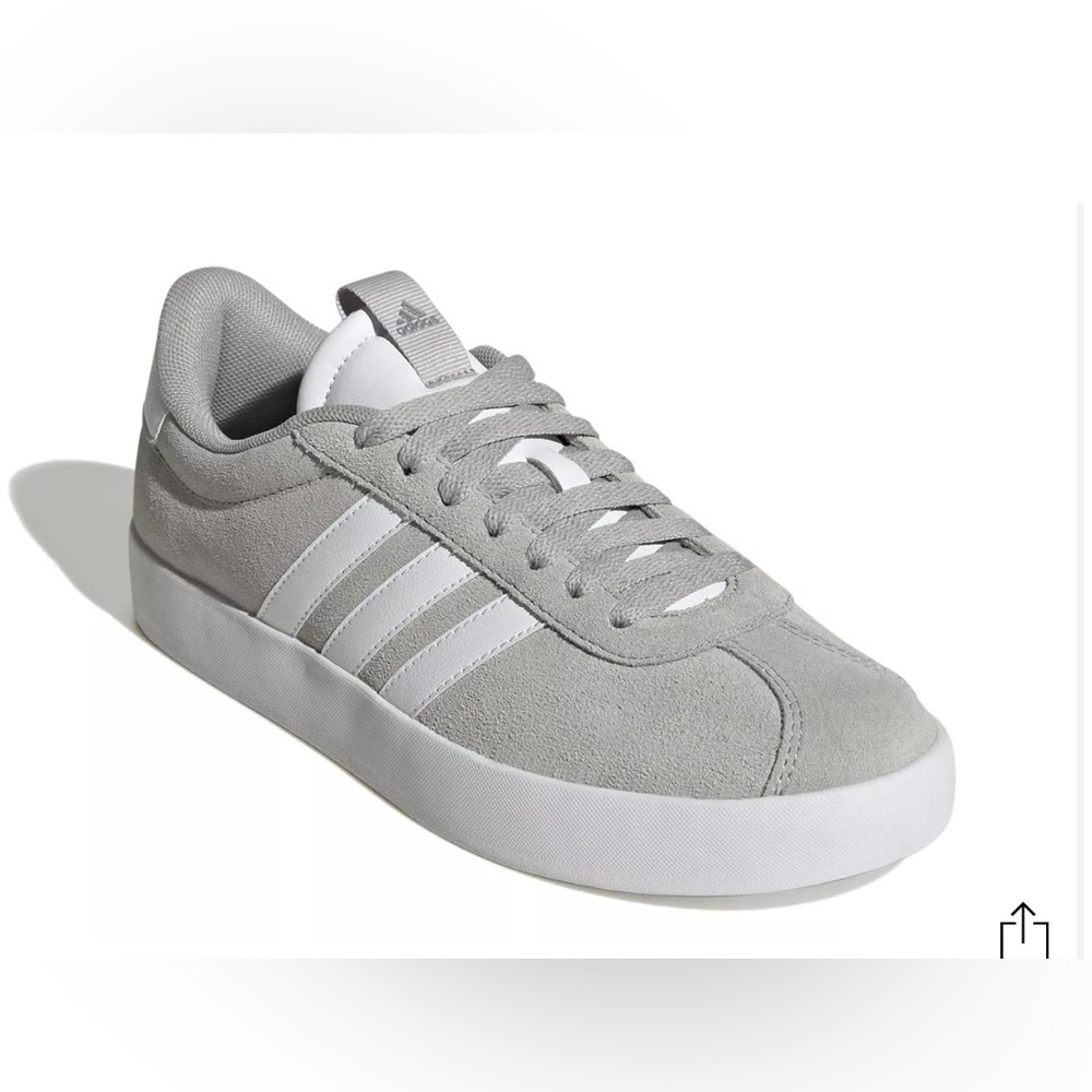Adidas VI Court 3.0 Gray and White Sneakers